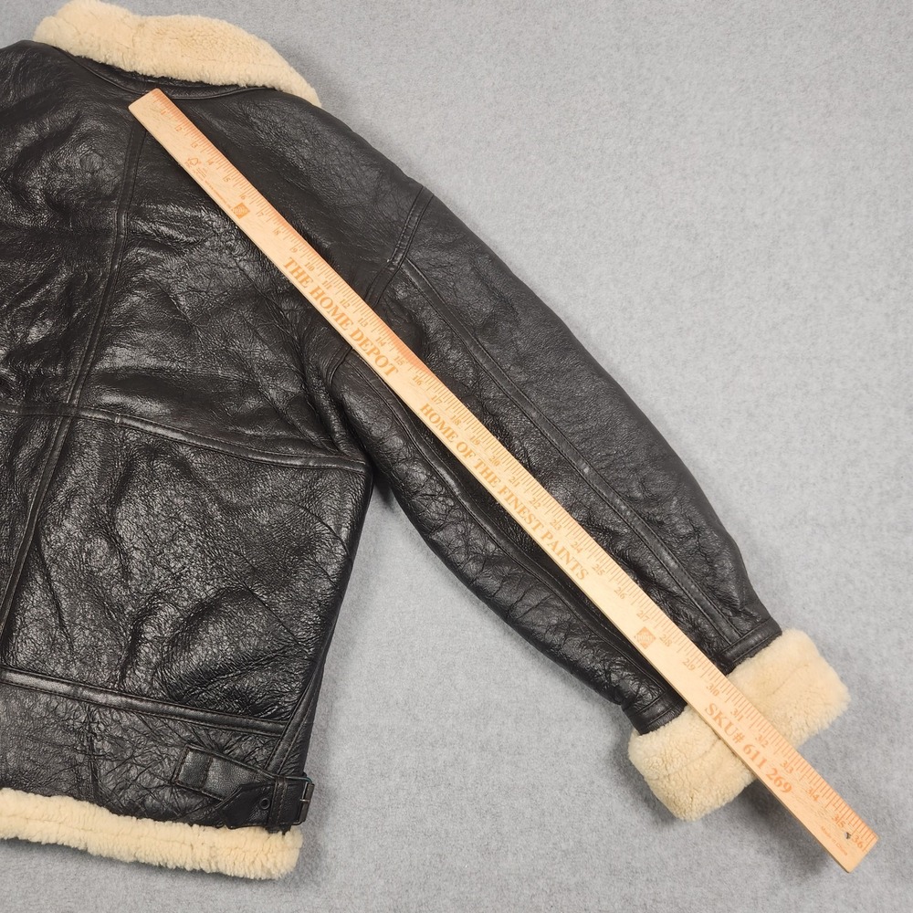 Vintage USAF Pilot Jacket Type G8 XL Genuine Sheepskin Lining Made In Turkey - Picture 16 of 16